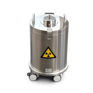 High Energy PET Sharp Shield Container with wheels - Image 6